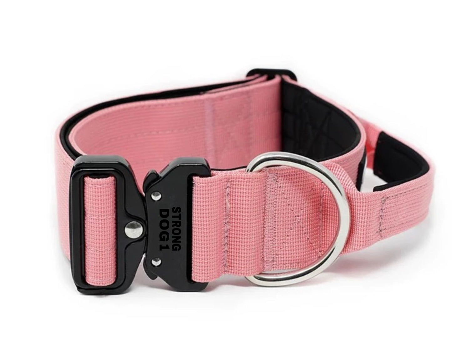 Strong Dog Collar Táctico Rosado