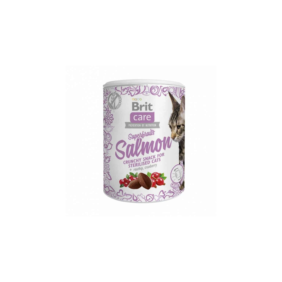 Brit Care Cat Snack Superfruits Salmón Lata