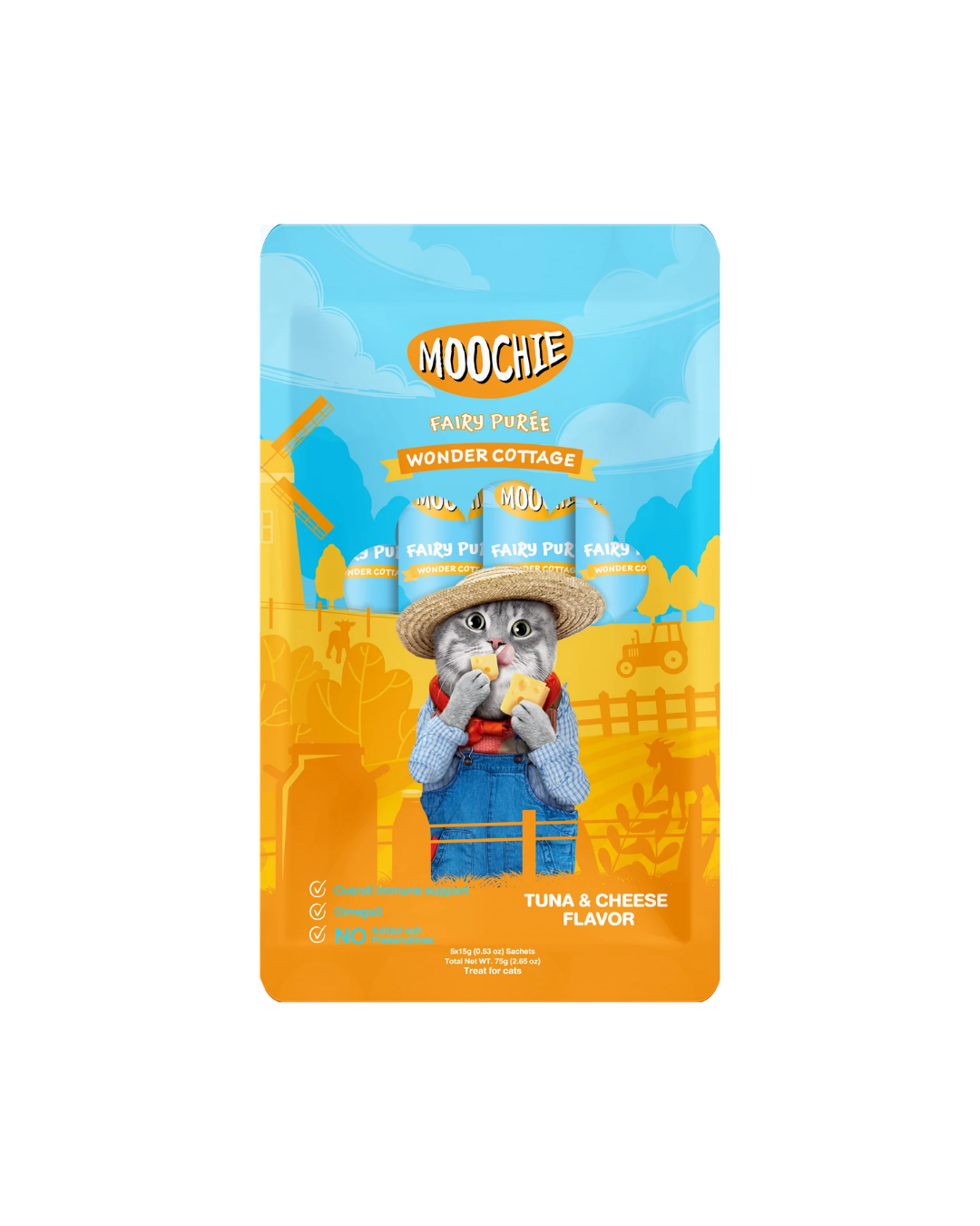 Moochie Tubo Atún y Queso