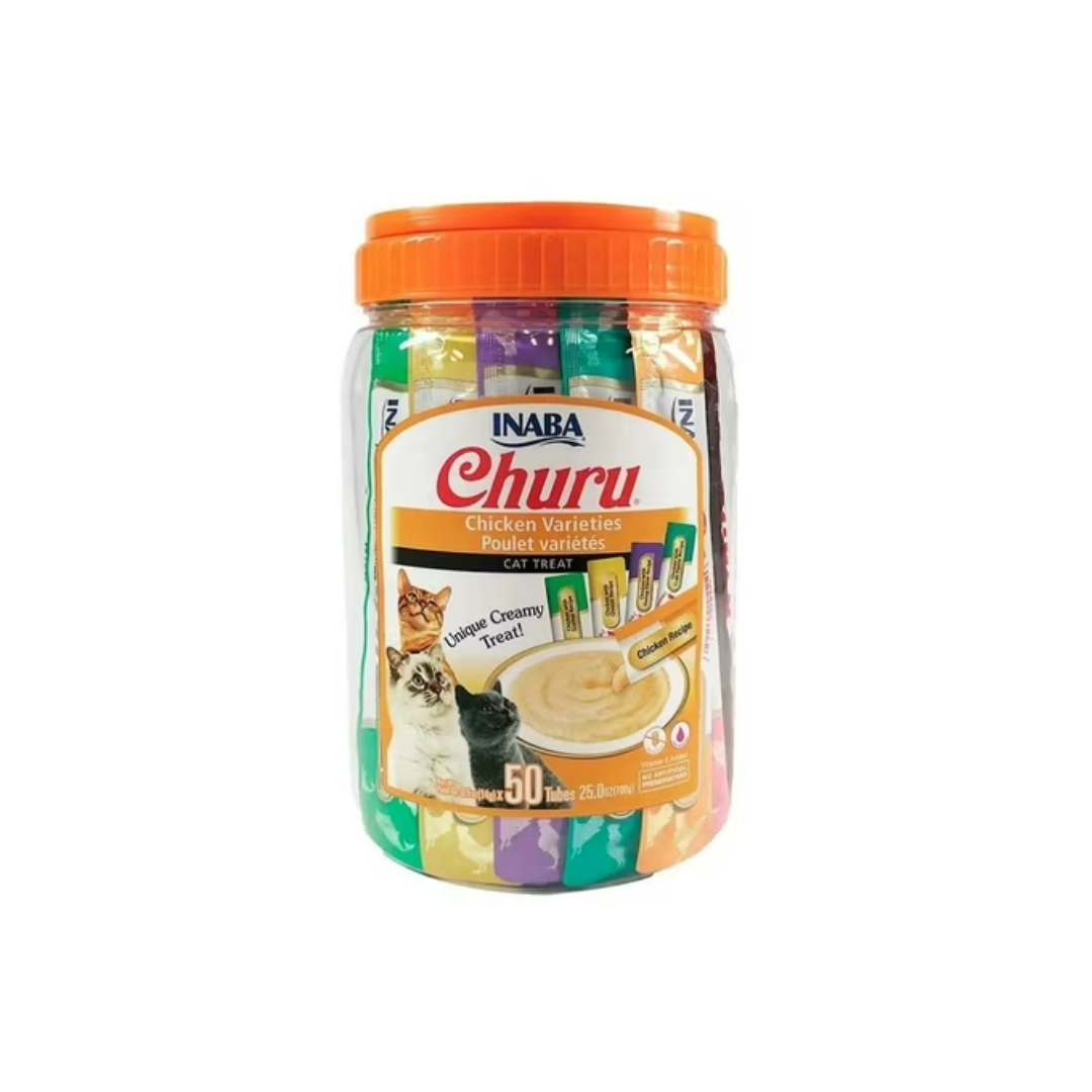 Churu Gato Variedades Pollo 50 Uniddes