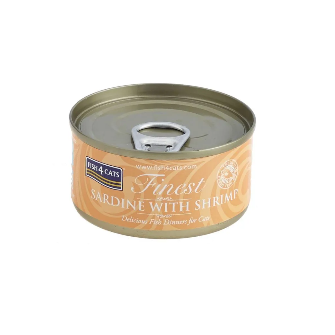 Fish4Cats Alimento Húmedo Sardina con Camarones