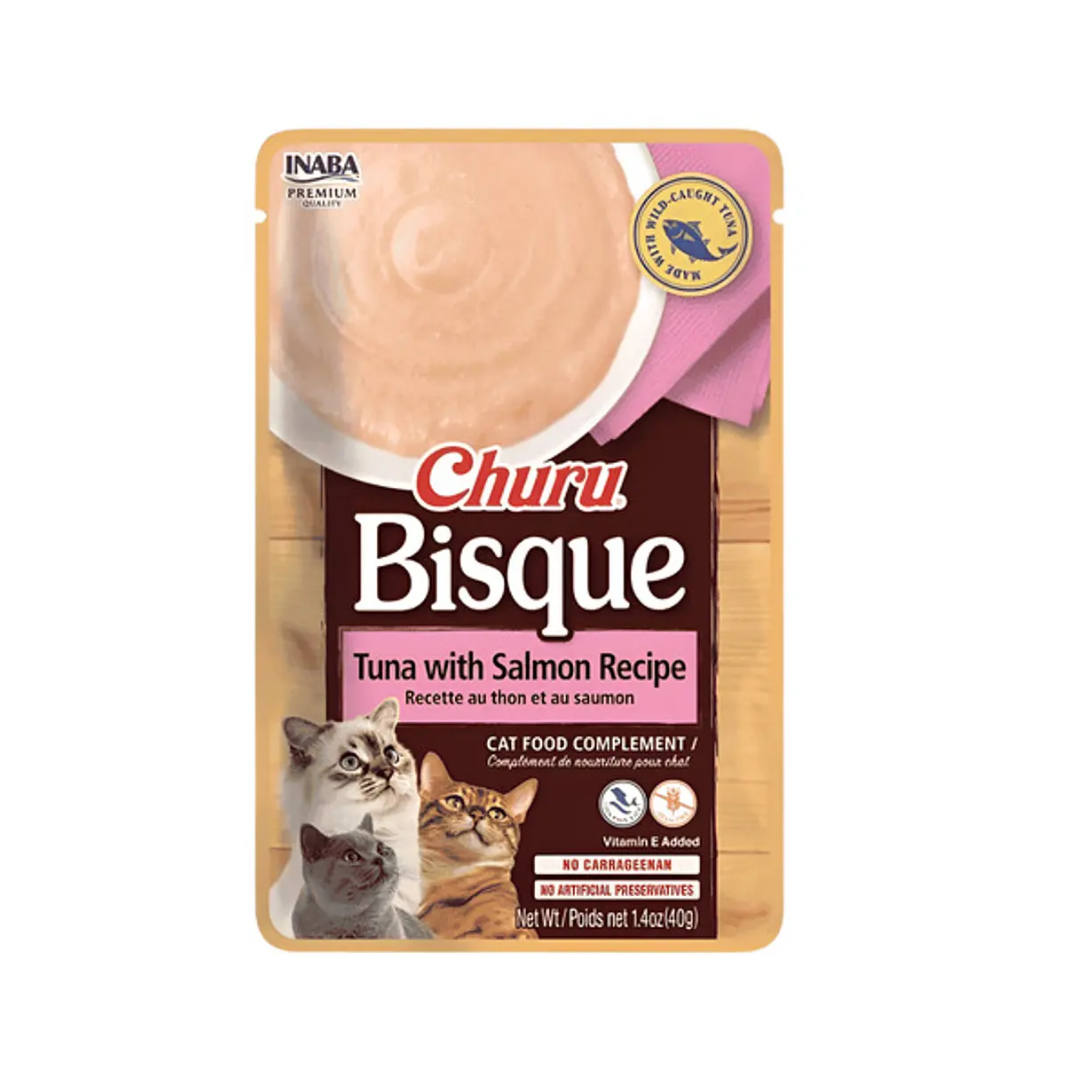 Churu Bisque De Atún con Salmón