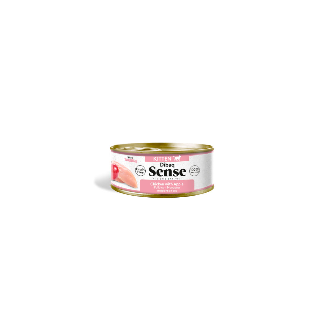Sense Alimento Húmedo para Gatito Pollo con Manzana