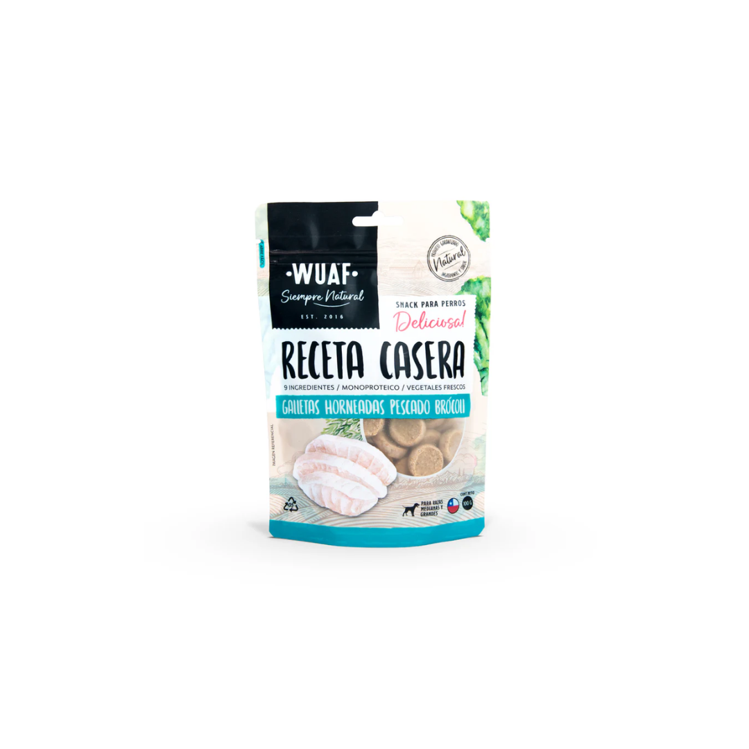 Wuaf Snack Receta Casera Pescado Brócoli