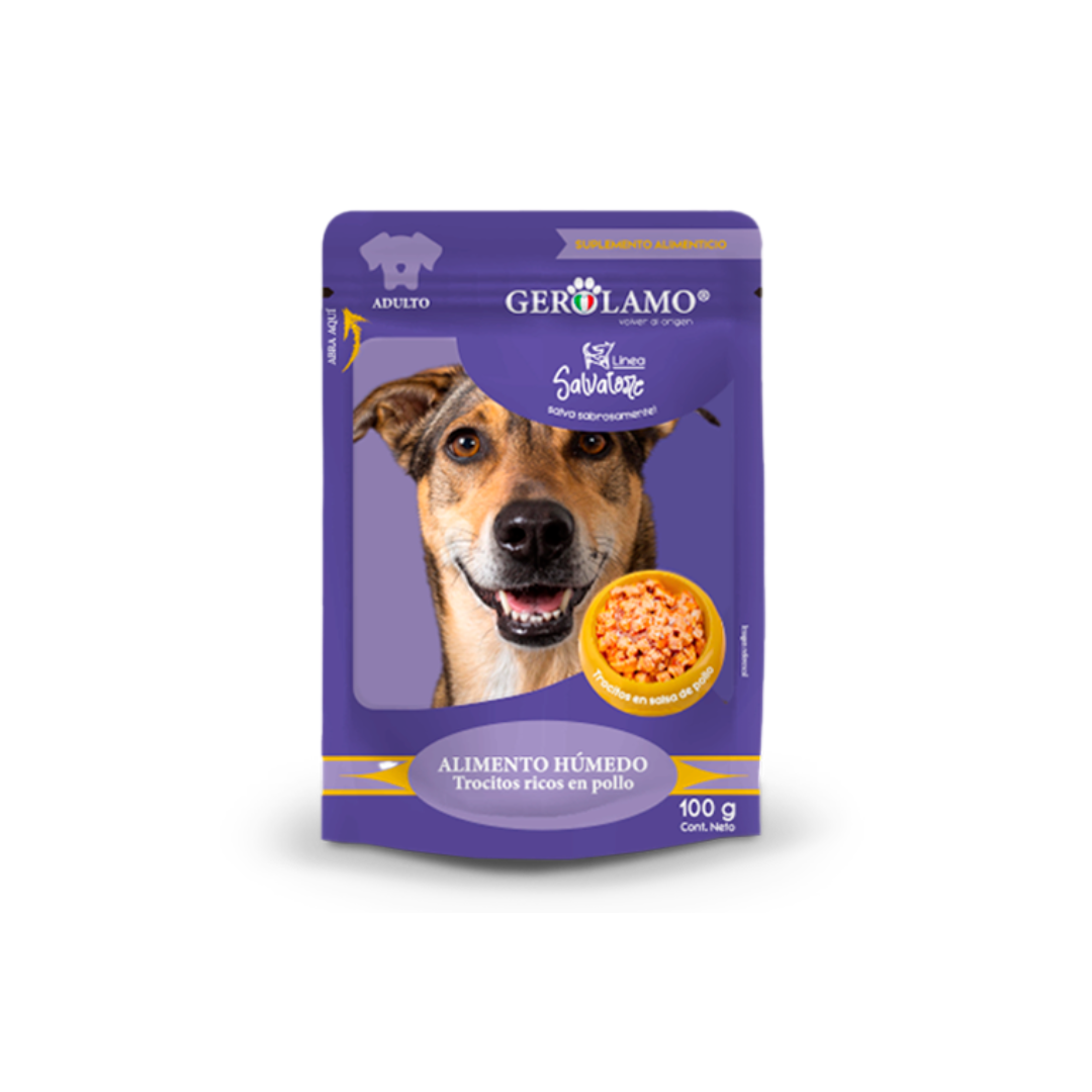 Gerolamo Salvatore Pouch Perro Adulto Pollo