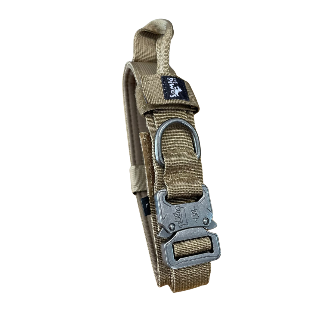 Los Piwos Collar Táctico Soft Caqui