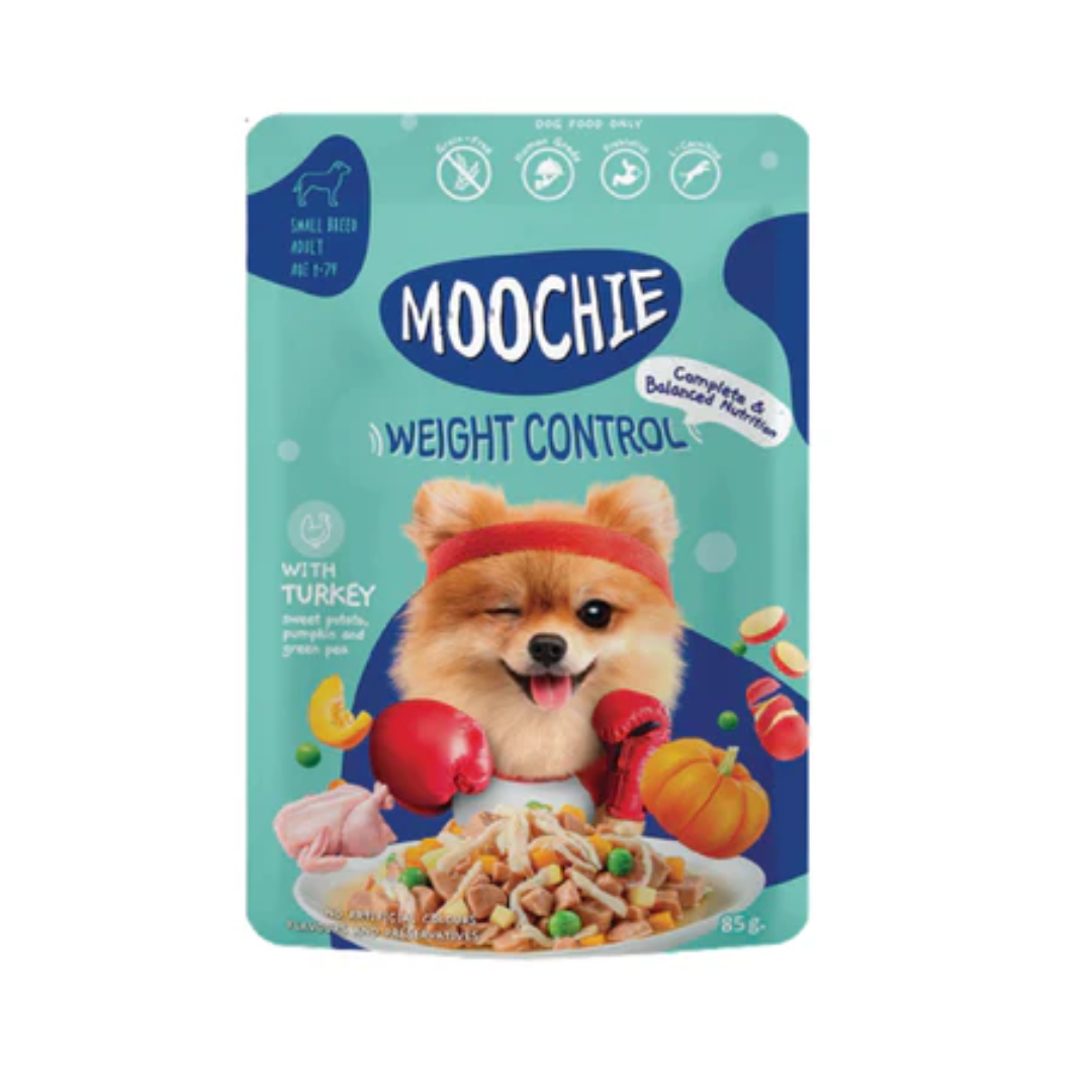 Moochie Sobre Perro Control de Peso