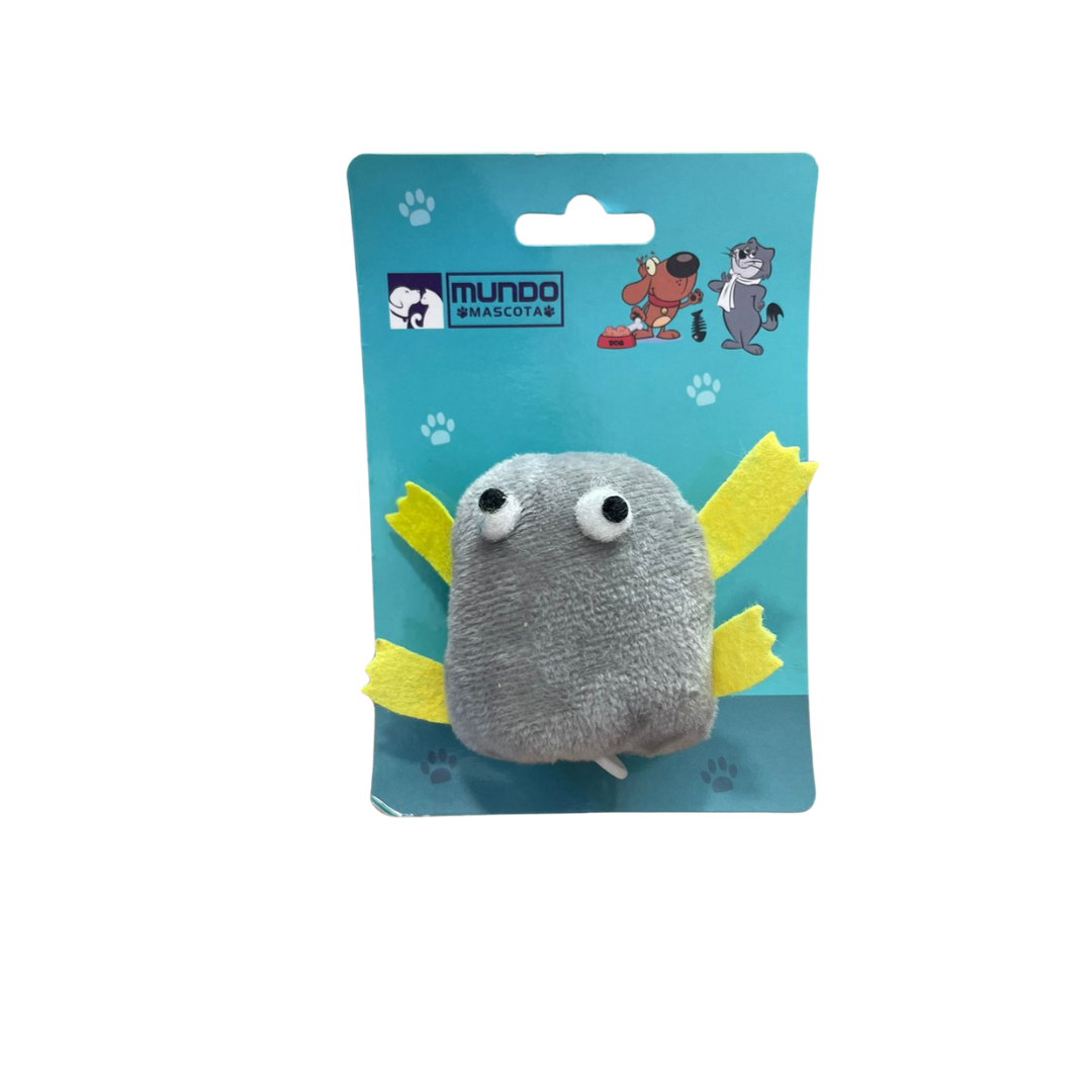 Mondo Juguete para Gato con Forma de Rana con Cordel