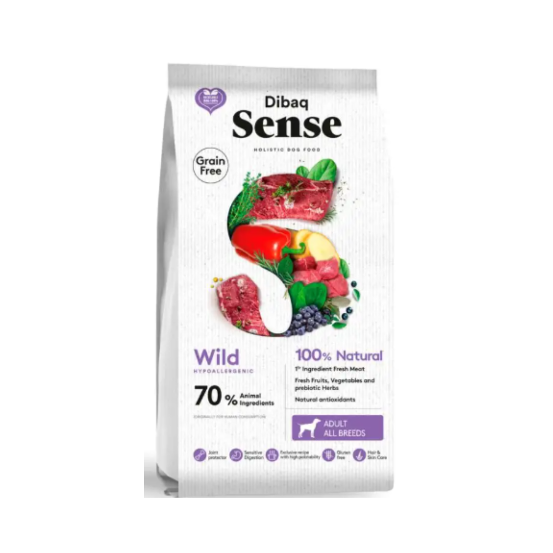 Sense Wild Jabalí & Ciervo para Perro Adulto