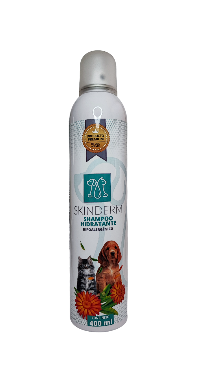 Shampoo Hidratante Hipoalergénico Skinderm 400 ml