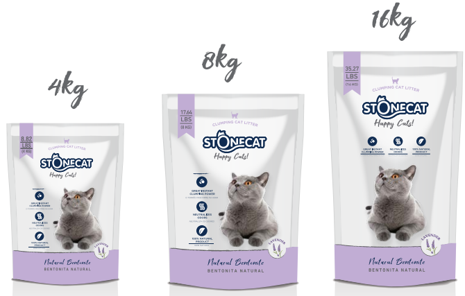 StoneCat Arena Sanitaria Aglutinante, aroma Lavanda
