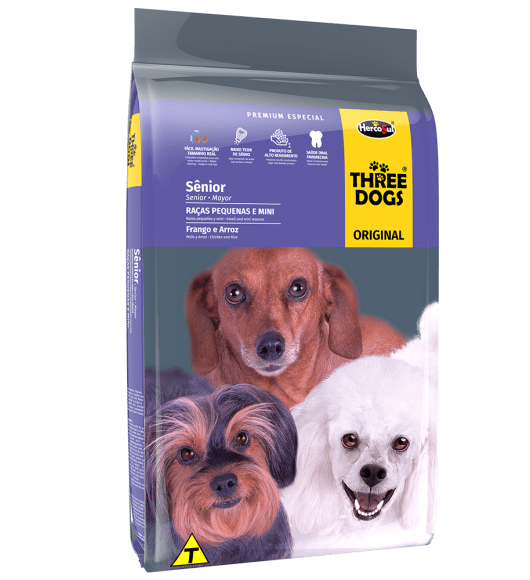 Three Dogs Original Senior Raza Pequeña