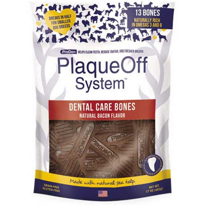 ProDen PlaqueOff - Snack Dental Bones Bacon para Perro