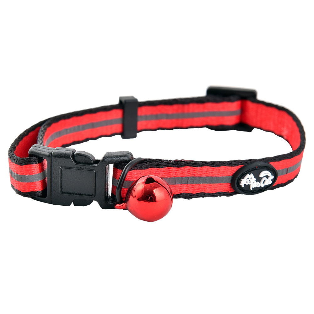 Mascan Collar Gato Reflectante Rojo