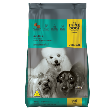 Three Dogs Original Adulto Raza Pequeña