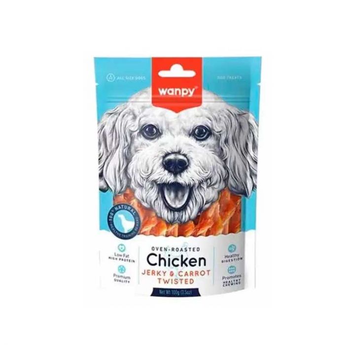 Wanpy Jerky Chicken & Carrot Sticks Pollo