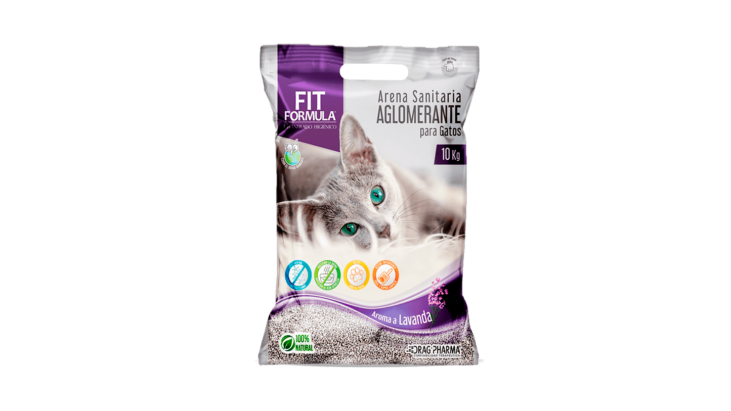 Arena Sanitaria Aglomerante Fit Formula Lavanda