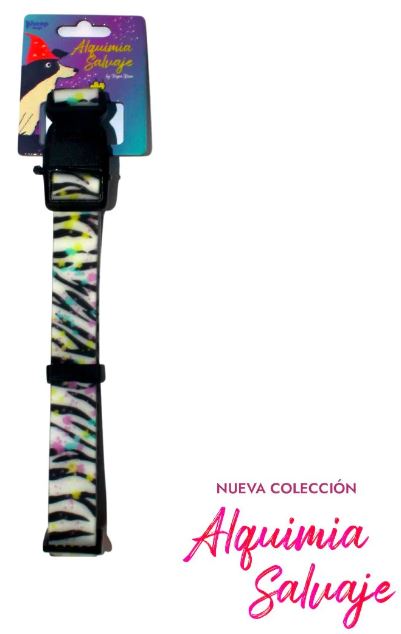 Sheep Dogz Collar Waterproof Zebra Party M