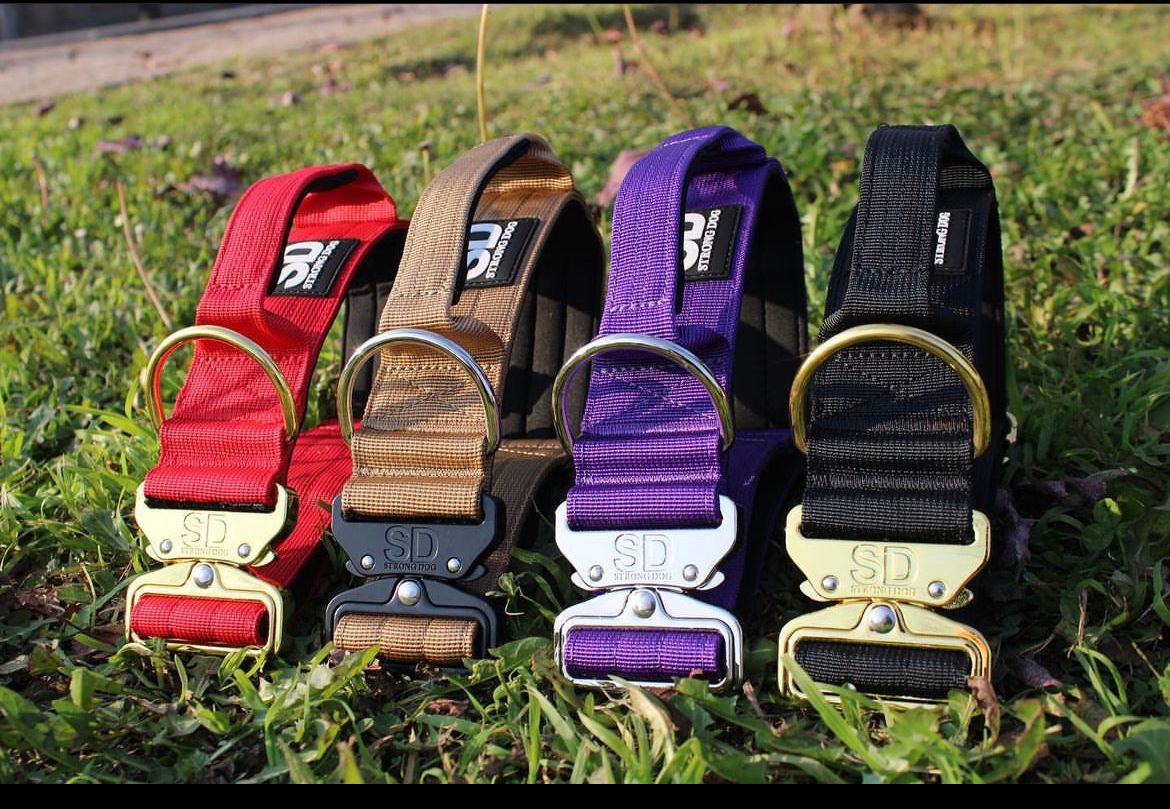 Strong Dog Collar Táctico Negro