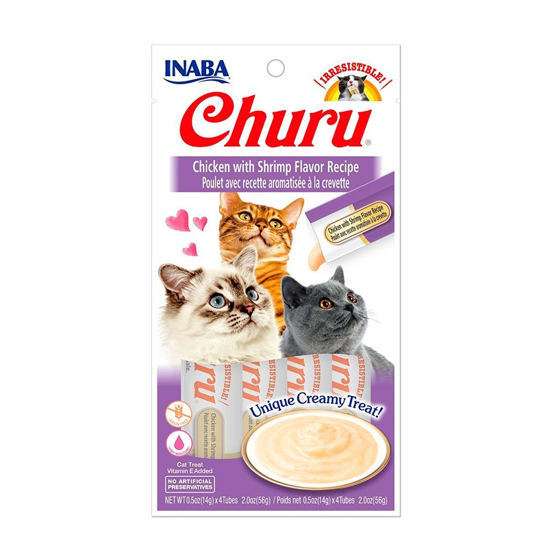 Inaba Churu sabor Pollo con Camarón