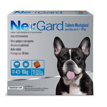 Nexgard desde 4 hasta 10 kg