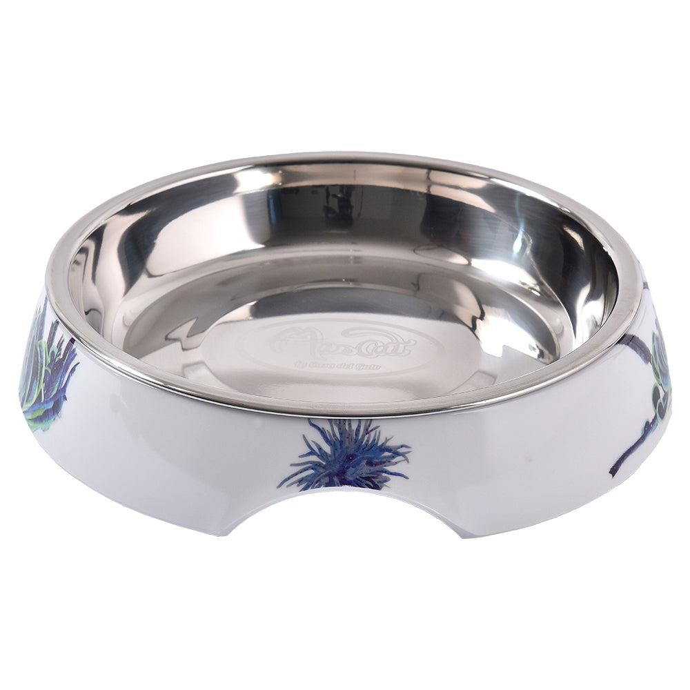 Mascan Plato Gato Diseño Azul