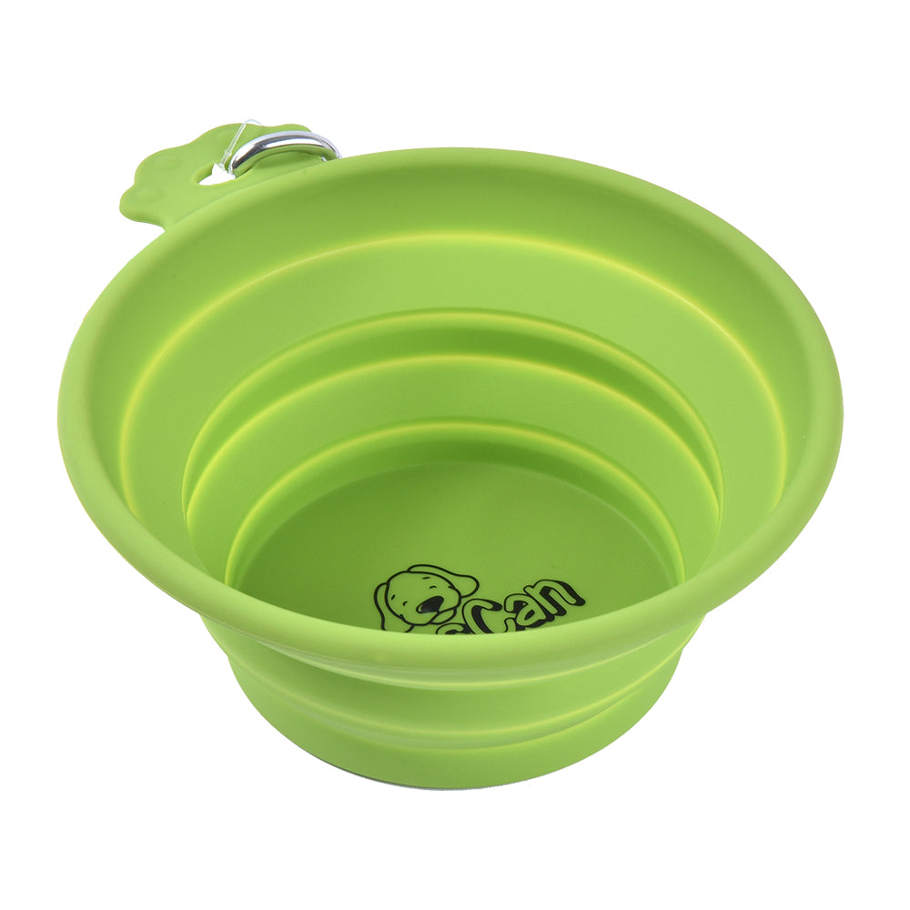Mascan Plato Plegable de Silicona Verde