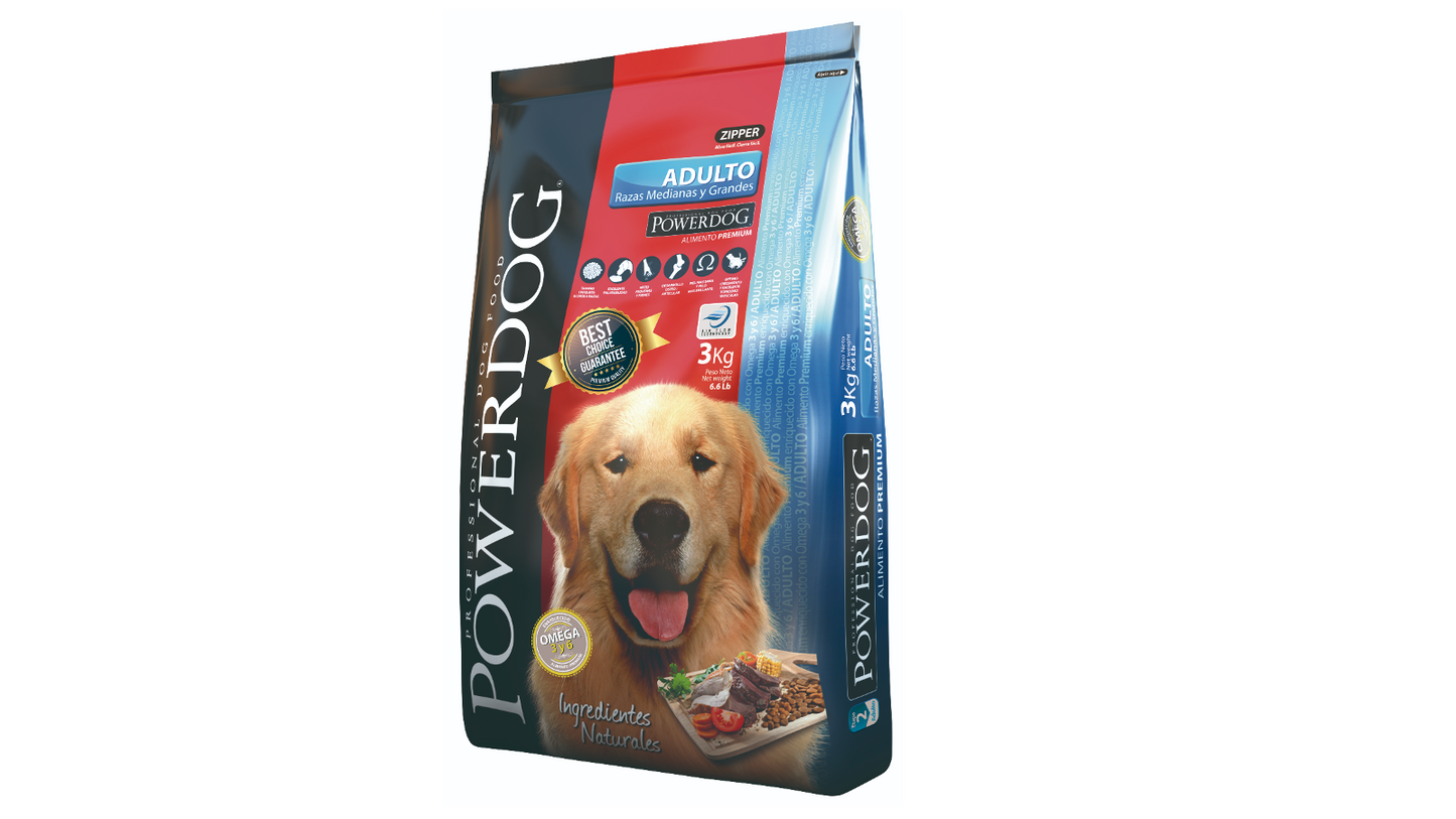 Powerdog Adulto Razas Medianas y Grandes