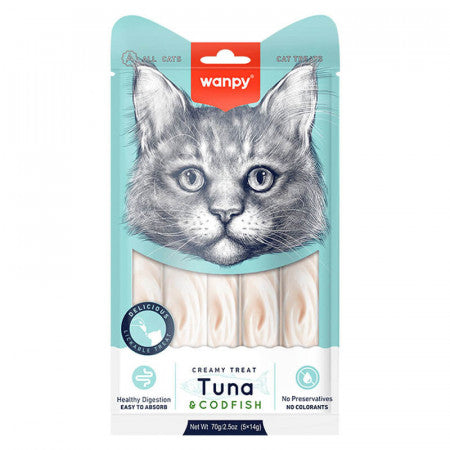 Wanpy Creamy Treat Tuna & Codfish