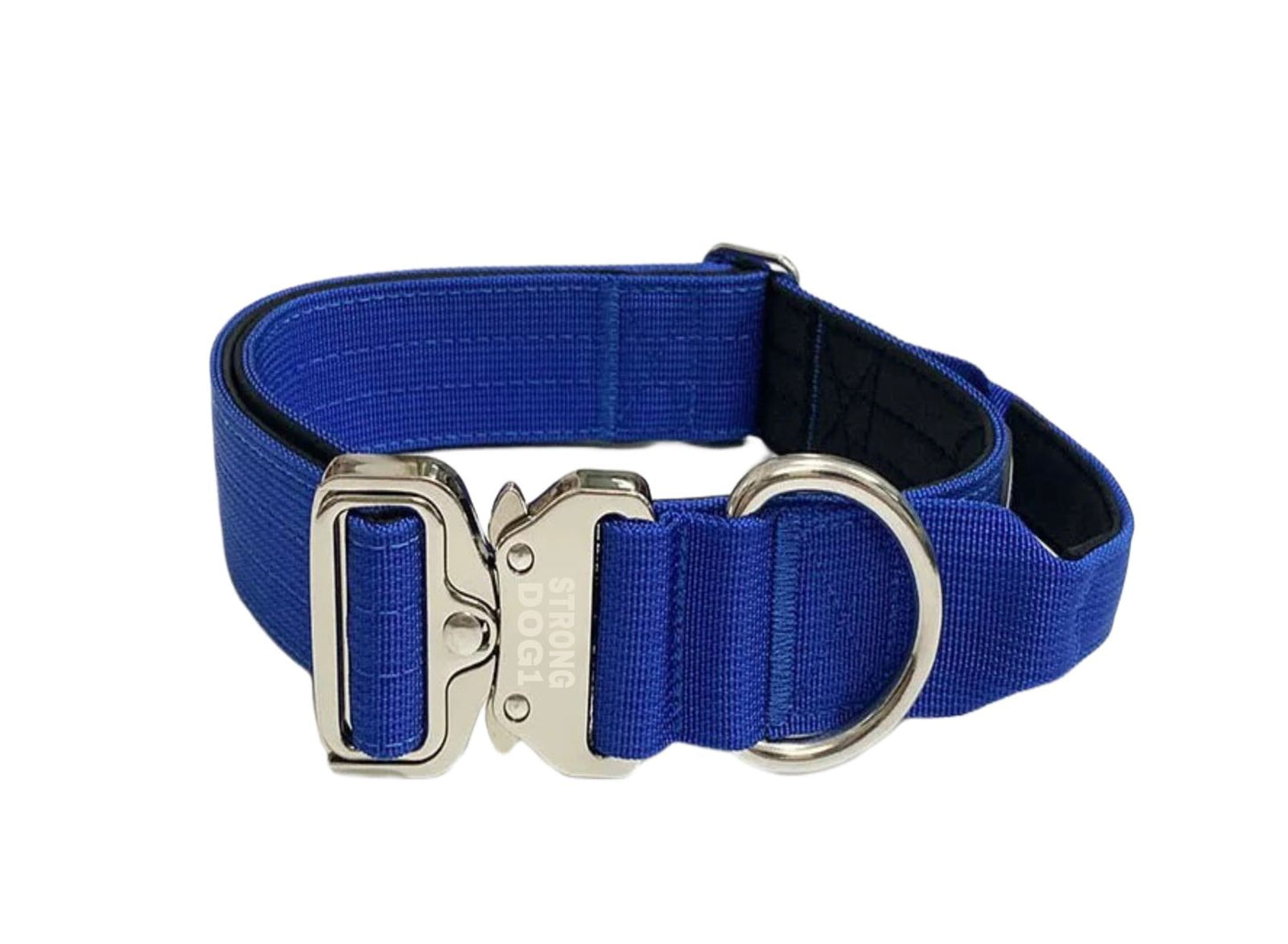 Strong Dog Collar Táctico Azul