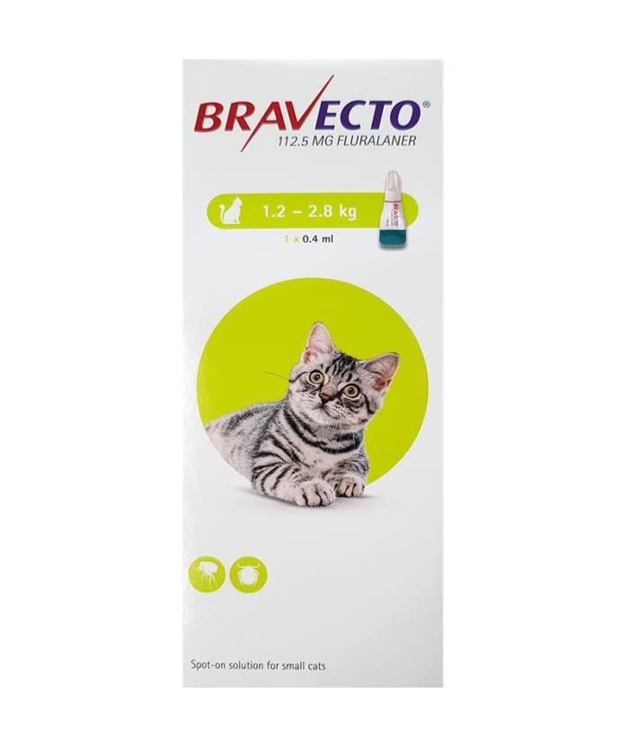 Bravecto Gato 1,2 - 2,8 Kg