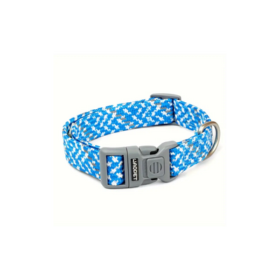 Waopet Collar Tejido Azul