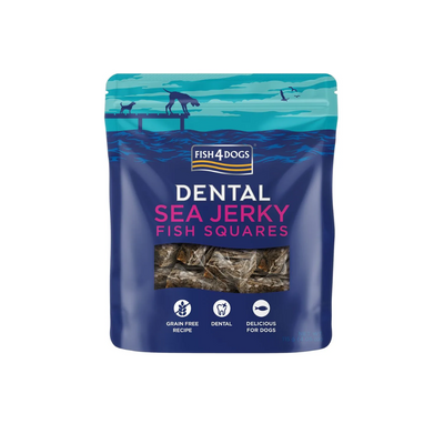 Fish4Dogs Dental Sea Jerky Fish Square