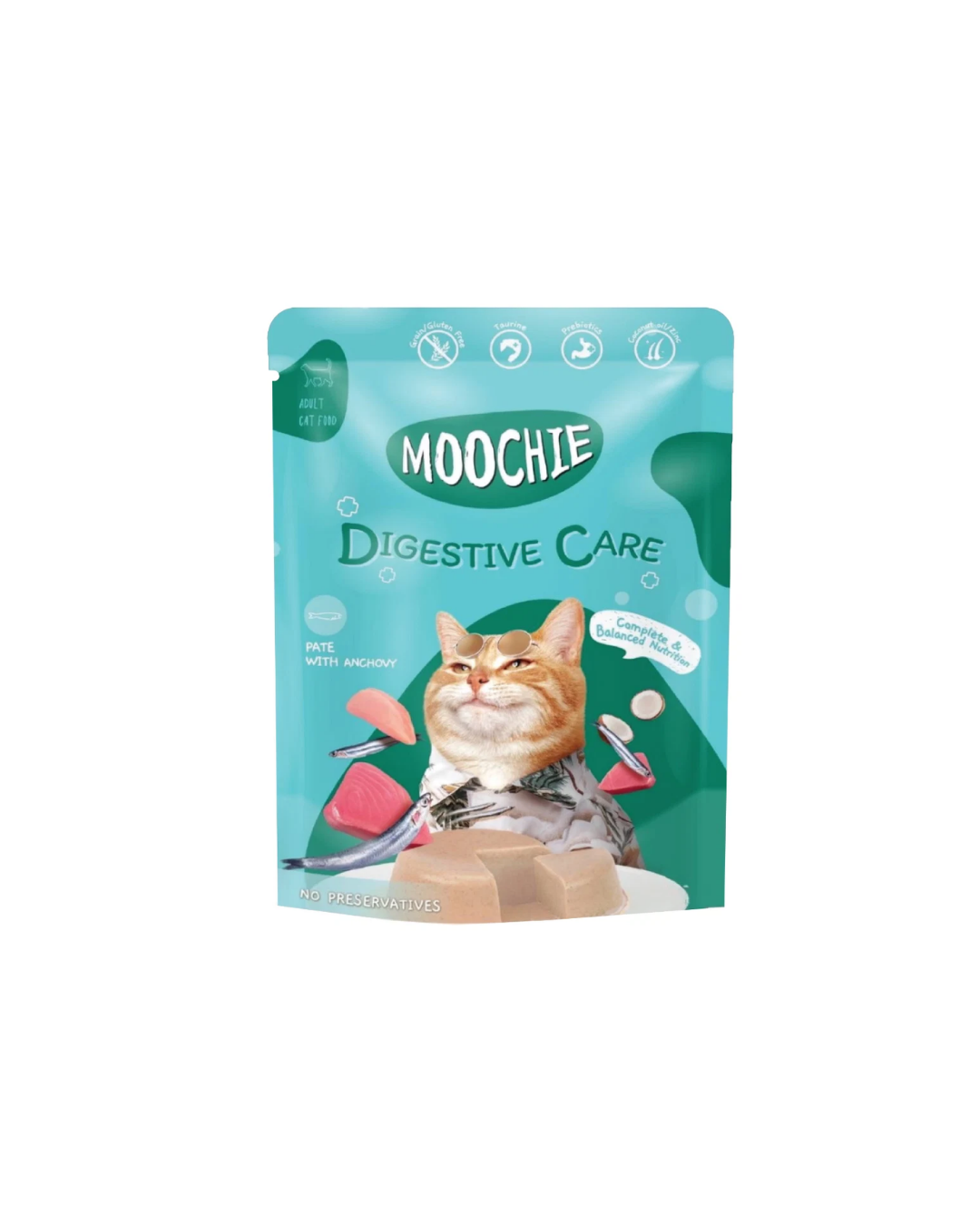 Moochie Alimento Húmedo Gato Anchoa Digestive Care