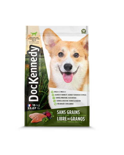 Doc Kennedy Grain Free Pato y Pavo 15 Kg