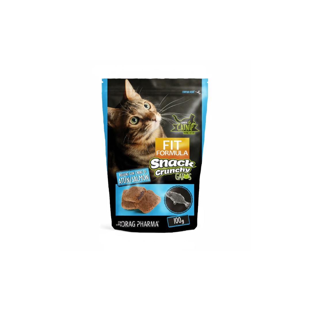 Fit Formula Galletas con Catnip para Gatos Sabor Atún y Salmón