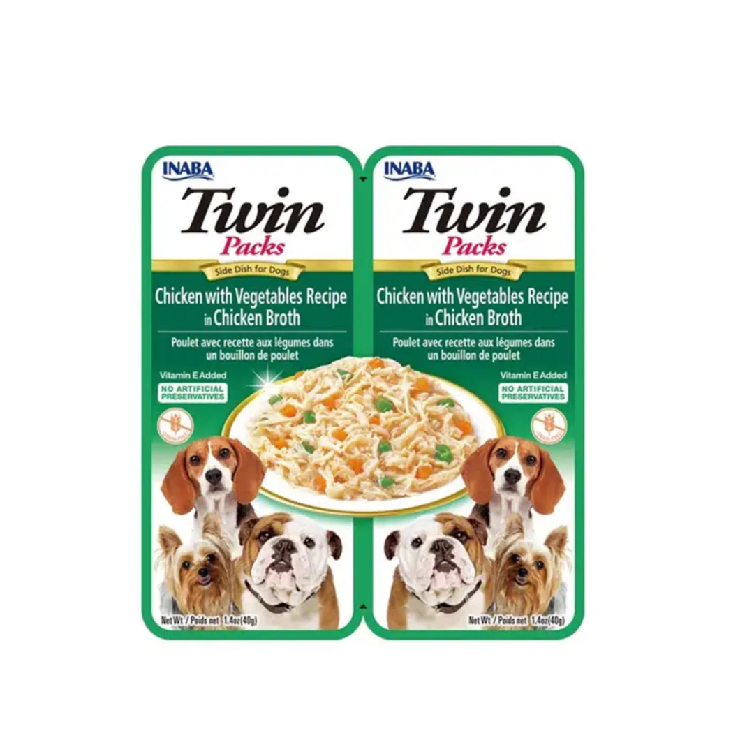 Churu Twin Pack Pollo con Vegetales Para Perros
