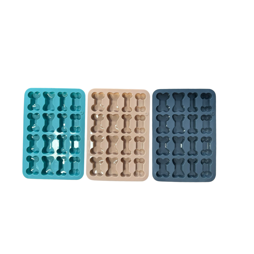 Los Piwos Molde de Silicona con forma de Hueso