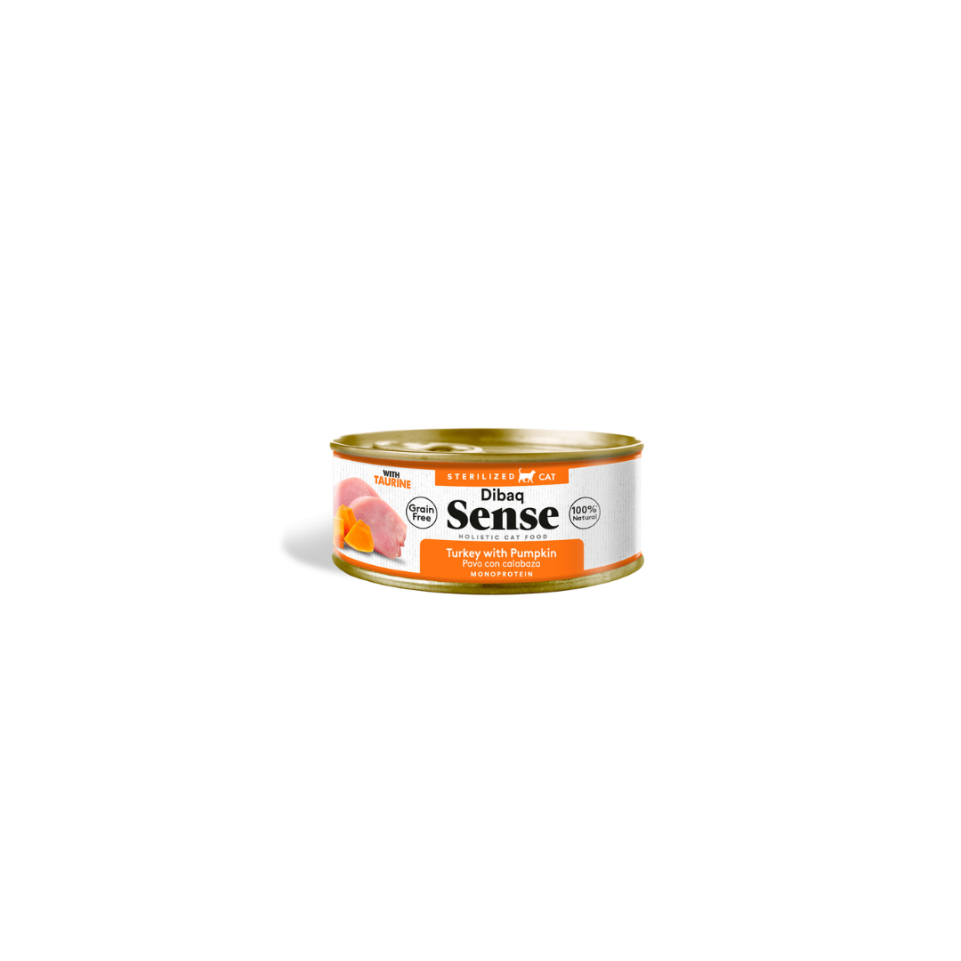 Sense Alimento Húmedo para Gato Pavo y Calabaza