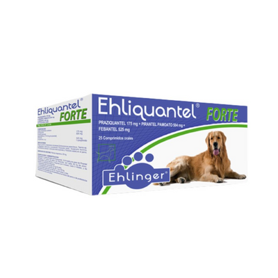 Ehliquantel Forte, Perros Razas Grandes 1 Comprimido