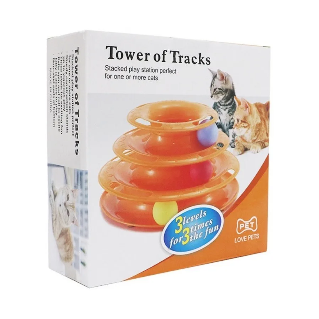 Juguete Interactivo para Gatos de 3 Niveles
