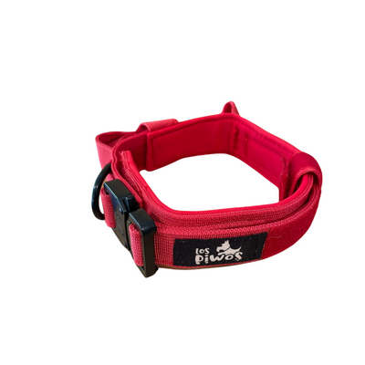 Los Piwos Collar Táctico Rojo