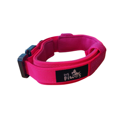 Los Piwos Collar Táctico Rosado