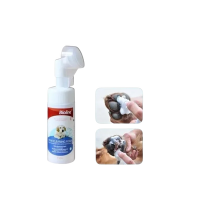 Bioline Espuma Limpia Patitas para Perro