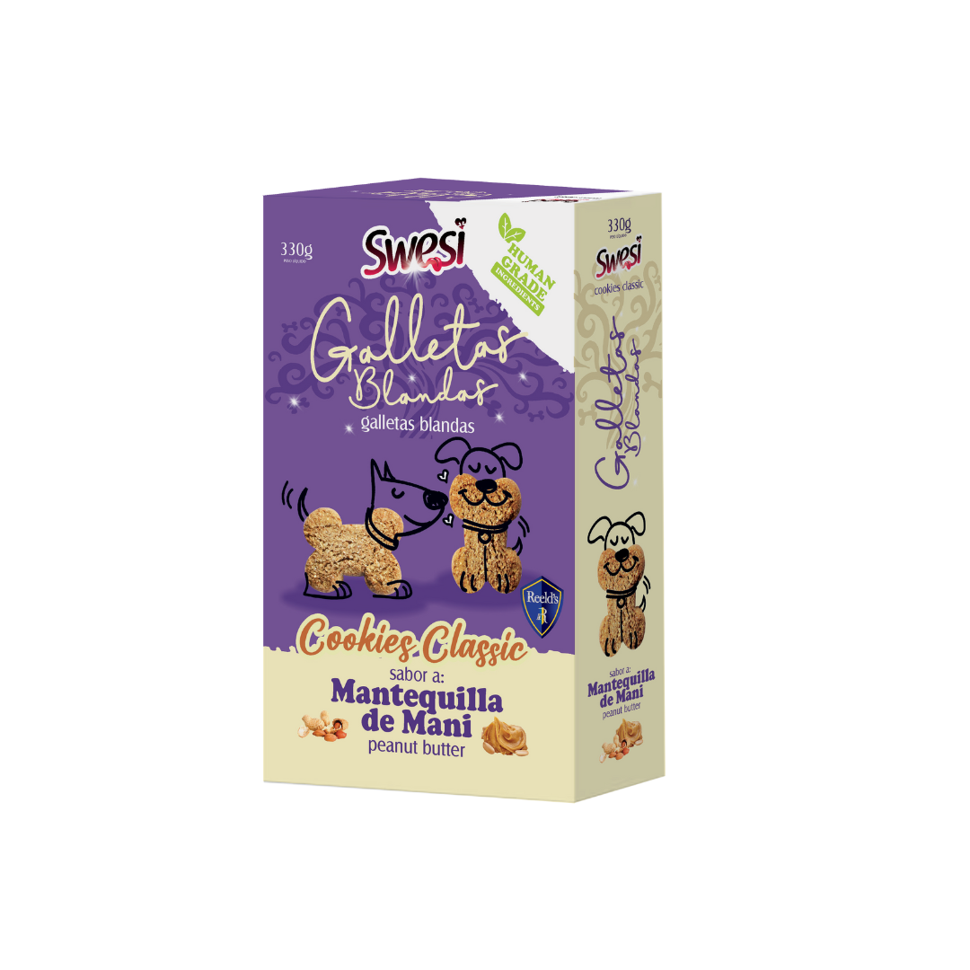 Swesi Cookies Clasica sabor Mantequilla de Maní