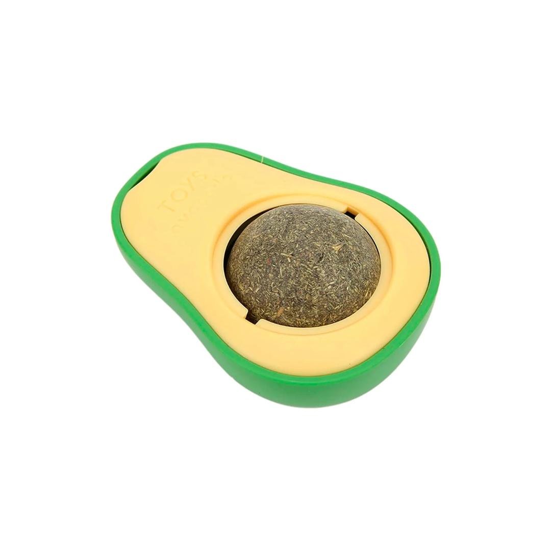 Juguete Bola De Catnip Giratoria Palta Adhesiva Para Pared