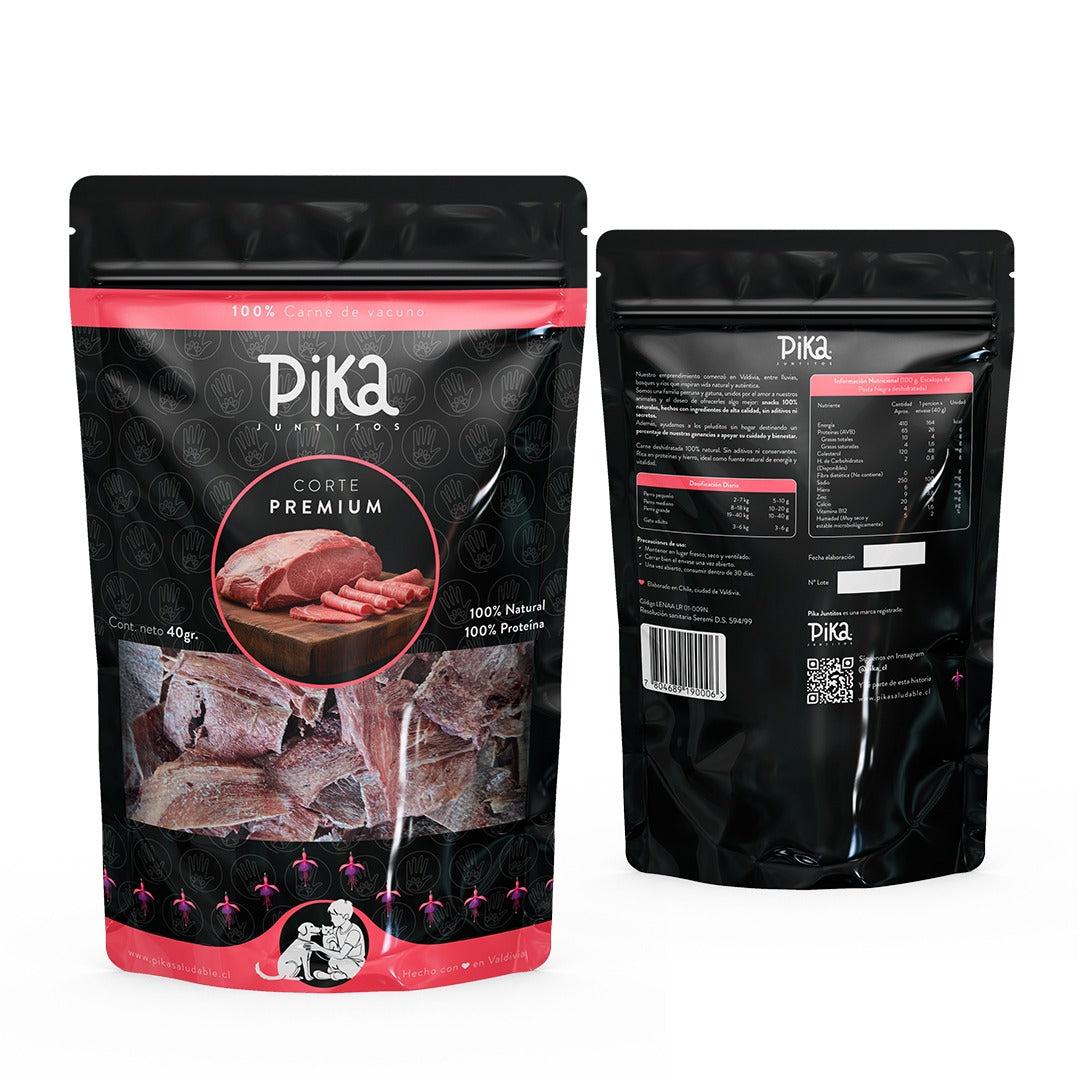 Pika Snack deshidratado de Carne