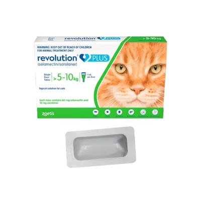 Revolution Plus 1 ml gatos de 5 a 10 Kg