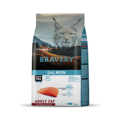 Bravery Salmon Adult Cat Sterilized