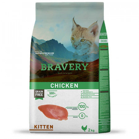 Bravery Kitten Chicken